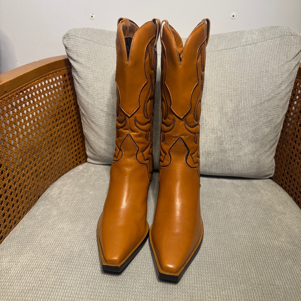 Reformation Olive Western Cowboy Boots - Picture 6 of 8